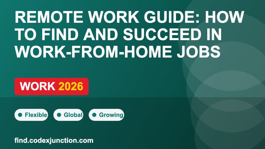 Remote Work Guide: How to Find and Succeed in Work-From-Home Jobs